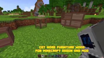 Mod furniture wood minecraft capture d'écran 1