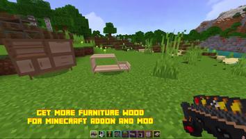 Mod furniture wood minecraft capture d'écran 2