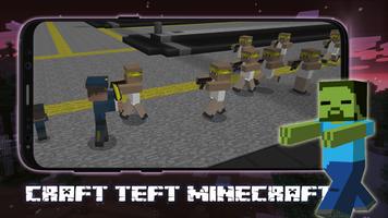 Craft Theft GTA Mod for MCPE captura de pantalla 1