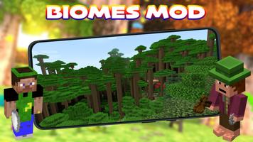 Biomes Mod for Minecraft PE poster