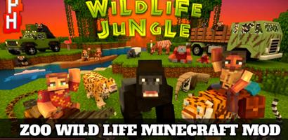 Zoo Craft Mod for Minecraft pe الملصق