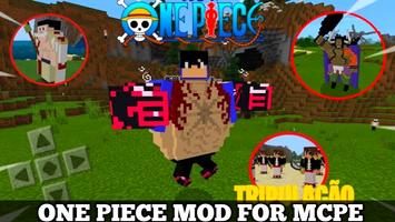 One Piece Mod for Minecraft pe poster