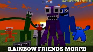 Rainbow Friends Morph Mod MCPE imagem de tela 1