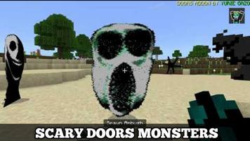 Scary Doors mod for MCPE poster