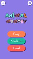 Animals Memory Game for kids ポスター