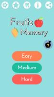 Fruits Memory Game plakat