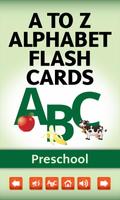 A To Z Alphabet Flash Cards Affiche