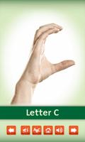 Sign Language Alphabet Cards capture d'écran 2