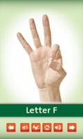 Sign Language Alphabet Cards capture d'écran 3