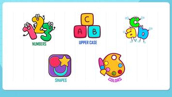 123 Numbers Alphabet Tracing Poster