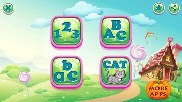 Numbers, ABC, Spelling Tracing Plakat