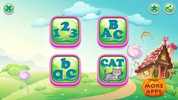 Numbers, ABC, Spelling Tracing Poster