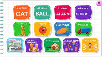 Kids Spelling app Learn & Quiz captura de pantalla 1