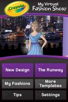 برنامه‌نما Crayola Virtual Fashion Show عکس از صفحه