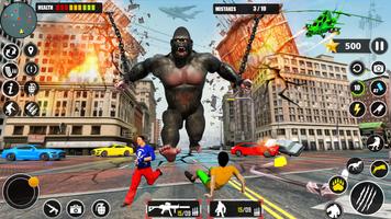Wild Gorilla Game: Smash City screenshot 3