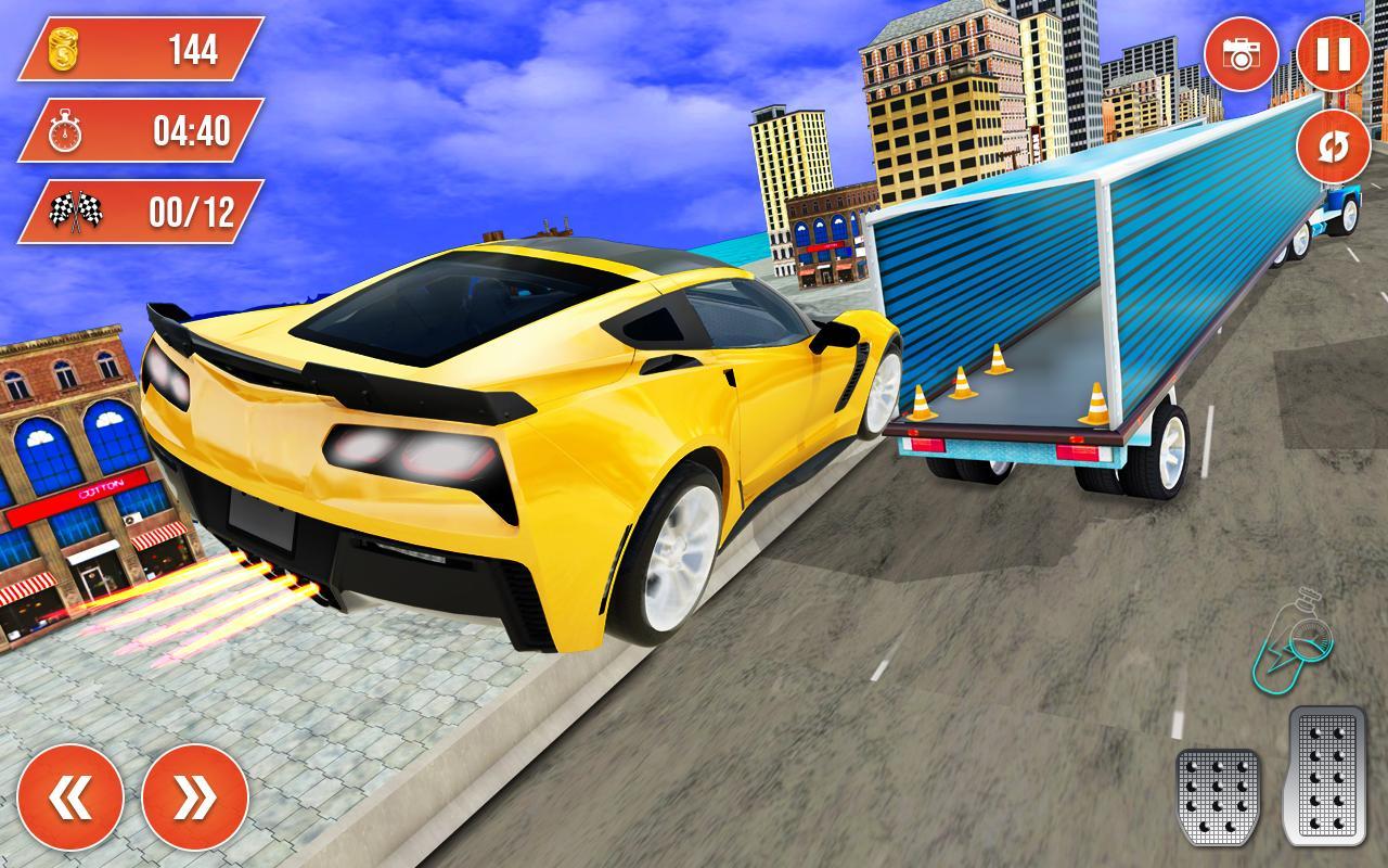 Impossible Stunt car tracks 3d. Игры с мягкими телами машин