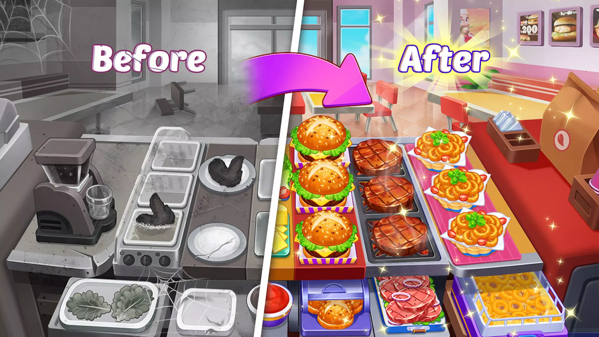 Download do APK de Jogos de cozinha Restaurante Comida Chefe Craze para  Android