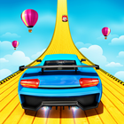 Car Driving & Racing On Crazy Sky Tracks أيقونة