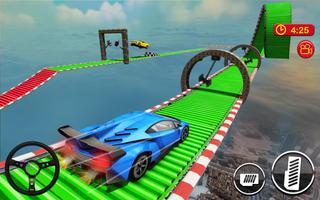 Car Driving & Racing On Crazy Sky Tracks Affiche