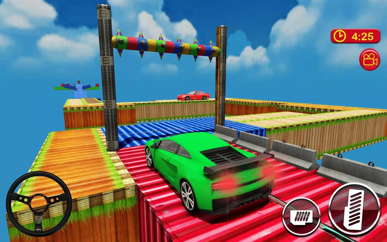 Car Driving & Racing On Crazy Sky Tracks (by CrAzy Games) Android Gameplay  [HD] 