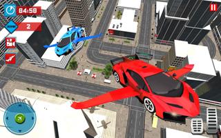 New Flying Car Driver Game : Real Futuristic Car скриншот 1