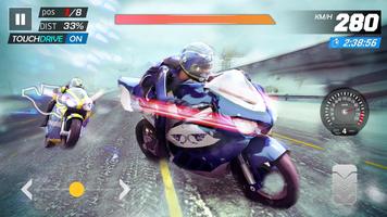 برنامه‌نما Crazy Racing Moto 3D عکس از صفحه