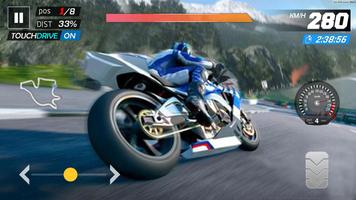 برنامه‌نما Crazy Racing Moto 3D عکس از صفحه