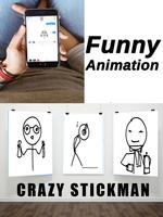 Stickman – Crazy Animated Stic पोस्टर