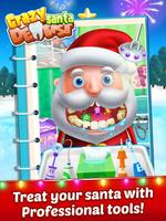 Crazy Santa Dentist - Doctor Surgery Games پوسٹر