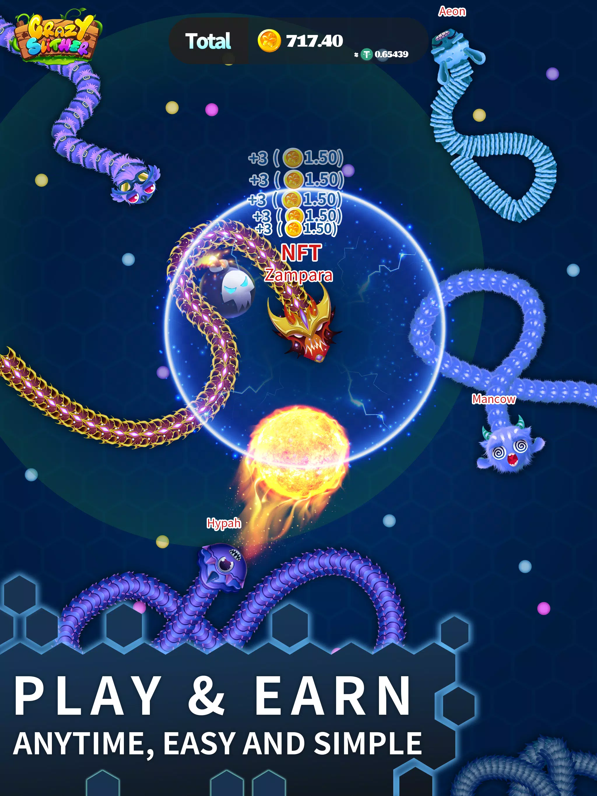 Space Mod for Slither.io 1.1 Free Download