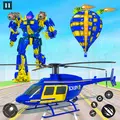 Flying Transforming Robot Game - Hero Robot Games