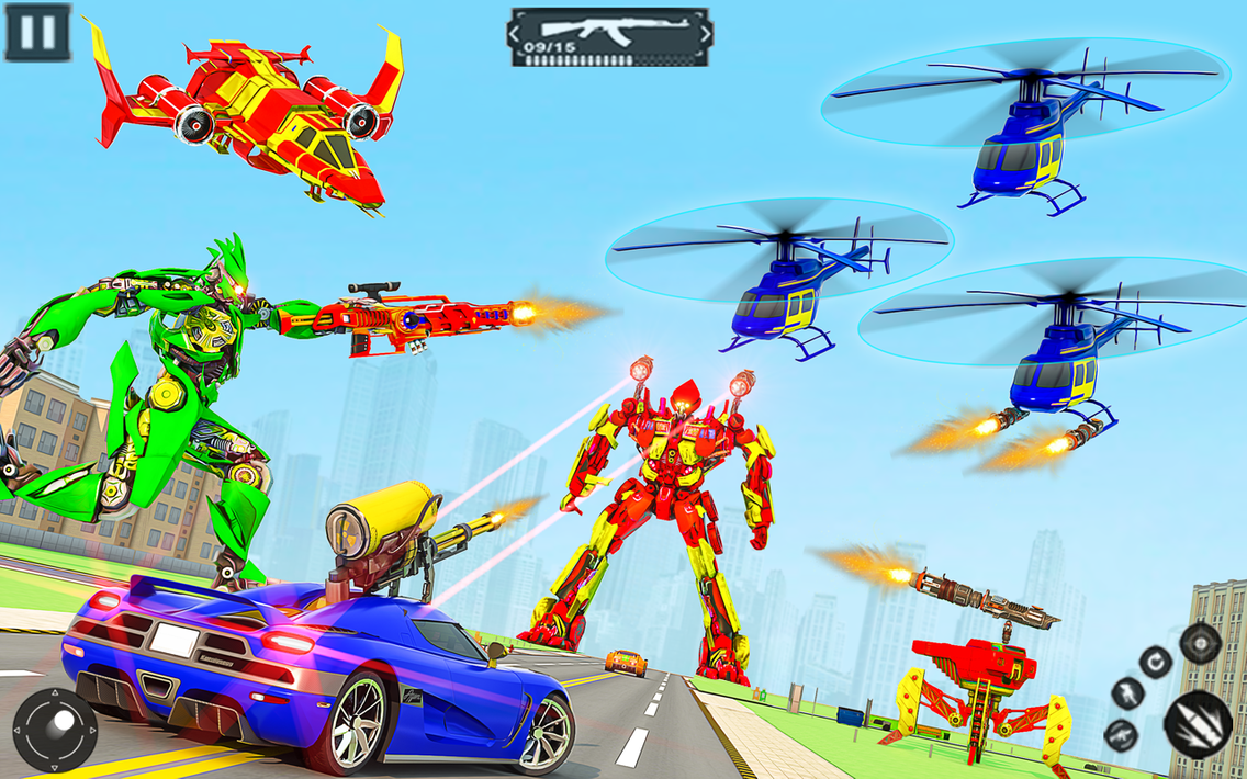 Multi Robot Car Transform Game screenshot 6