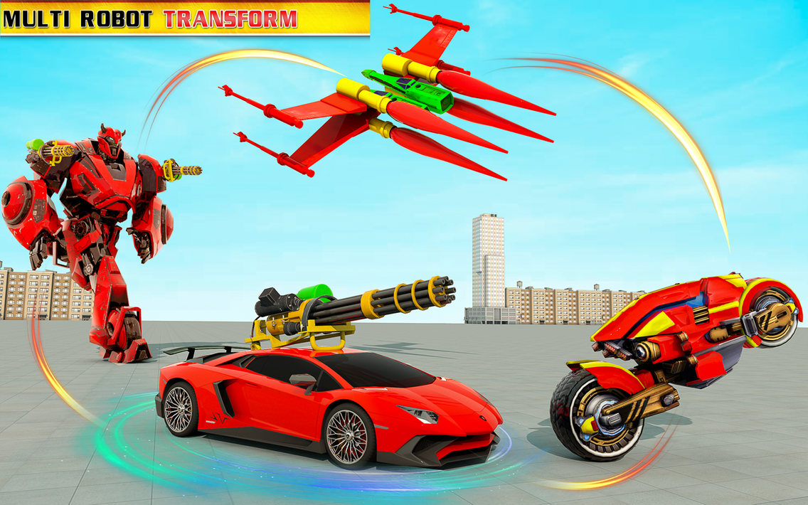 Multi Robot Car Transform Game screenshot 23