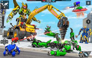 Multi Robot Car Transform Game syot layar 2