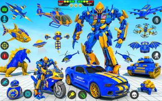 Multi Robot Car Transform Game capture d'écran 3