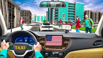 Taxi Car Driving : Taxi Sim 3D Cartaz