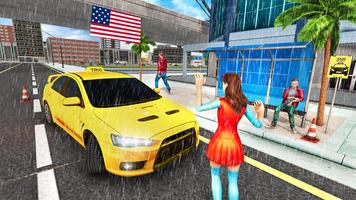 Taxi Car Driving : Taxi Sim 3D imagem de tela 2