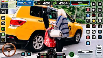 US Taxi Game Simulator-Taxi 3d ภาพหน้าจอ 1