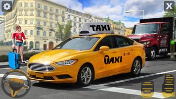 US Taxi Game 2023-Taxi Driver ポスター