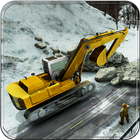 Snow Excavator Crane Simulator أيقونة