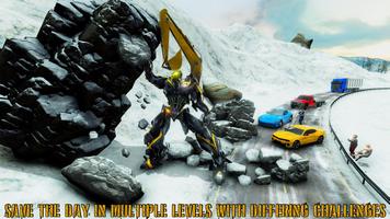 Snow Excavator Crane Simulator تصوير الشاشة 2