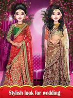 Royal Indian Wedding Beauty Salon DressUp & MakeUp imagem de tela 1