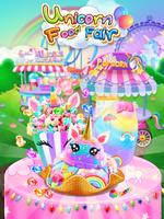 Carnival Unicorn Fair Food - The Trendy Carnival plakat