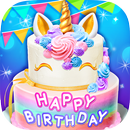 Unicorn Birthday Cake - Happy Birthday APK