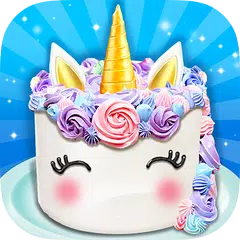 Unicorn Food - Sweet Rainbow Cake Desserts Bakery APK download