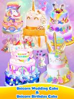 Unicorn Food - Sweet Rainbow Cake Desserts Bakery capture d'écran 1