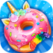Unicorn Rainbow Donut - Sweet Desserts Bakery Chef
