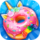 Unicorn Rainbow Donut - Sweet Desserts Bakery Chef aplikacja