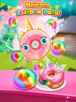 Unicorn Rainbow Donut - Sweet Desserts Bakery Chef تصوير الشاشة 3
