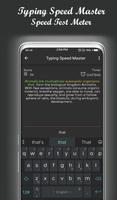 Typing Speed Test Master capture d'écran 1